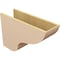 Ekena Millwork 9"W x 27"D x 18"H Classic Greensboro Rough Cedar Woodgrain TimberThane Corbel, Primed Tan CORUR09X27X18GRNRCPR - alternate 3